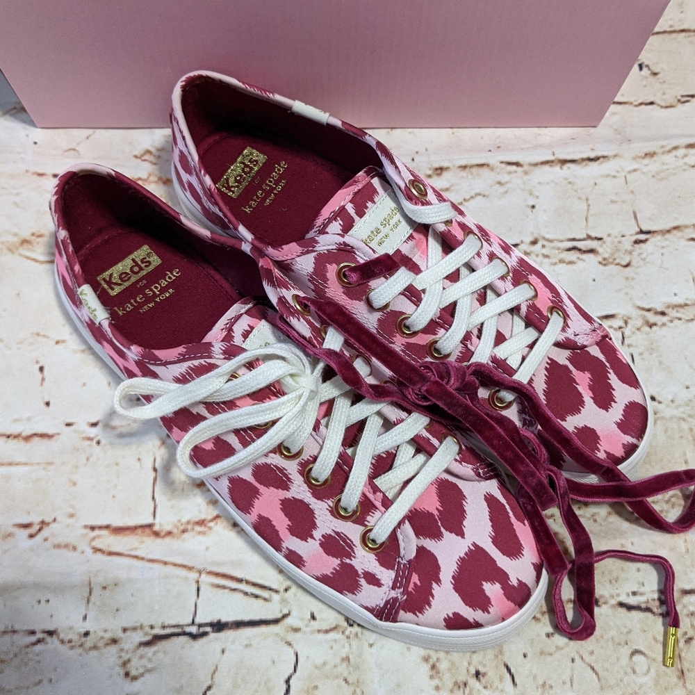 🆕 Kate Spade Keds Kickstart Leopard Sneakers - Picture 8 of 8